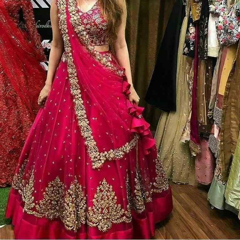 materials for lehenga