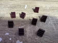 HO Scale Steps for Use with Buildings Platforms and Structures -Four .5"  Square