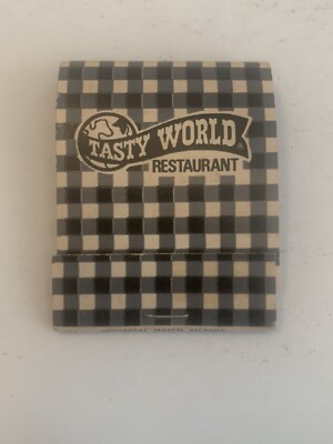 Vintage Tasty World Matchbook Full Unstruck Matches Days Inn Restaurant Ad Hotel