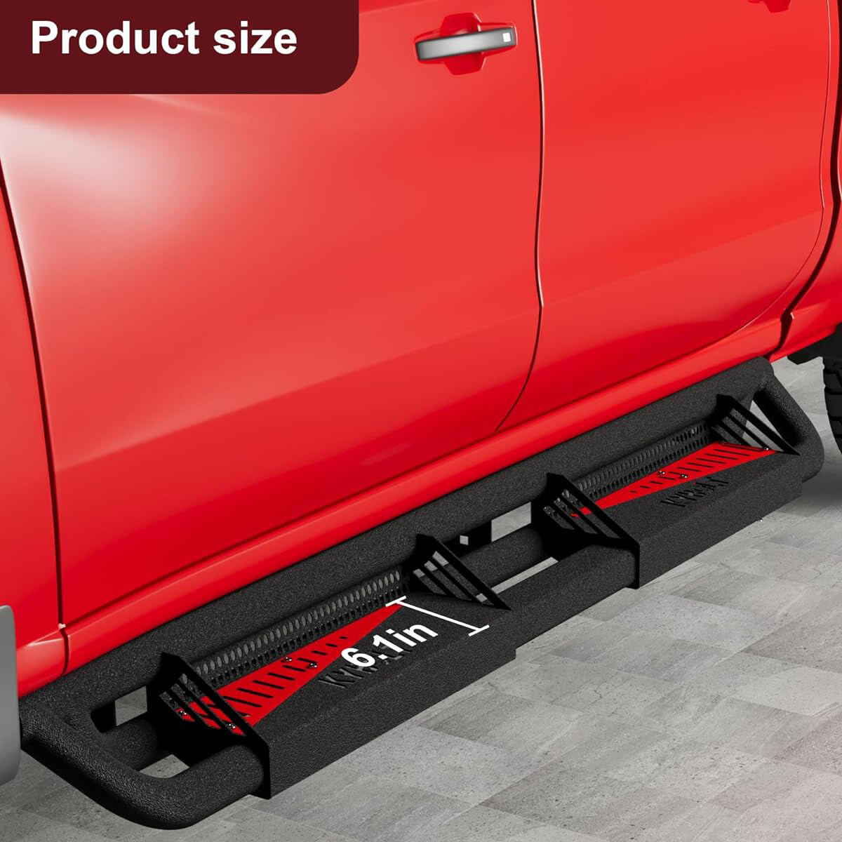 Running Boards for 20072018 Chevy Silverado Sierra 1500 Crew Cab Side