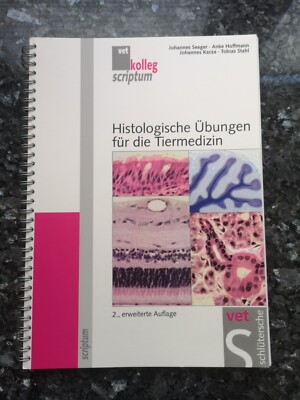 Histologische Übungen für die Tiermedizin Fachbuch Lehrbuch Histologie Seeger