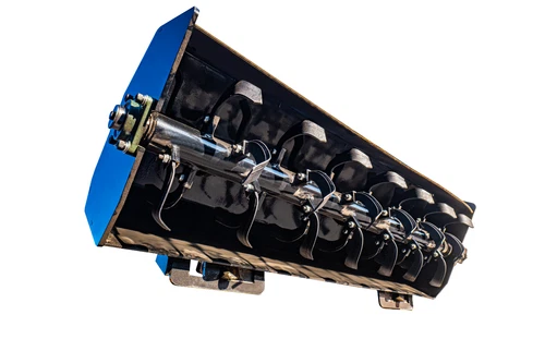 NEW  Attachments 70" Heavy-Duty Rotary Tiller Attachment, Universal Skid Steer