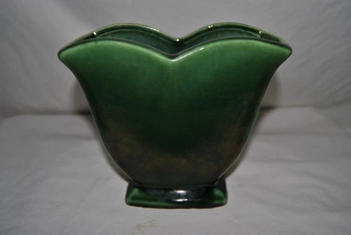 Mccoy Dark Green Garden Club Tulip Vase