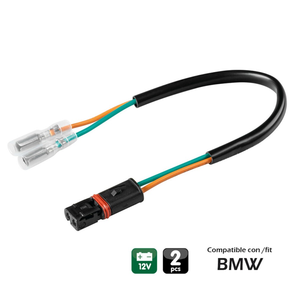 Connectors for Turn Singal Lampa (2 Pcs) Compatible for BMW for Motorcycle