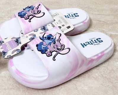 Disney Lilo & Stitch Angel Big Girls Slides Sandals {Size 2} *Primark*-NEW