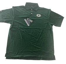 Green Bay Packers L Green Polo Comfort Tech athletic NWT