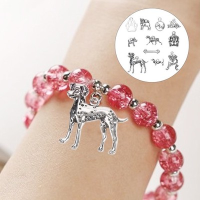 11x Dog Bone Jewelry Pendant Craft Supplies DIY Necklace Bracelet Making Acc SET