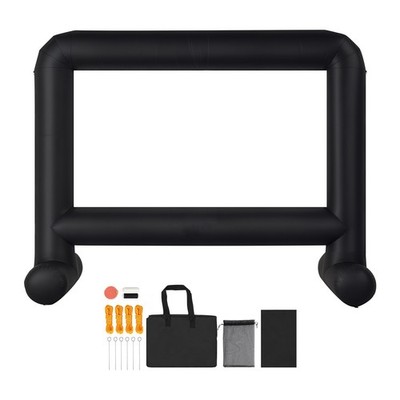 Aufblasbare Filmleinwand Projektion Beamer Leinwand 354x130x290cm Heimkino
