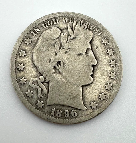 1896 S Barber Half Dollar