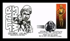US COVER STAR WARS C-3PO FIRST DAY ISSUE PANDA THERMOGRAPHED CACHET