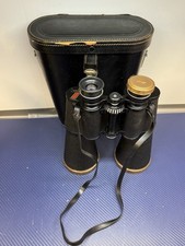 Selsi Vintage Lightweight Amber Coated Binoculars 30x70 W/ Case  Straps