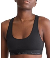 NWT CALVIN KLEIN Modern Cotton Blend Unlined Lightweight Bralette Sz M QF7990