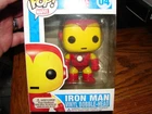 Vintage Funko Pop Marvel Iron Man #4 Vinyl Bobble Head Figure New In Box Unopene