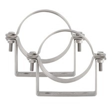 4-1/4inch Rigid Split Ring Hanger,304 Stainless Steel B Vent Wall Strap,Round...