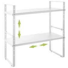 Across Star Expandable Cabinet Shelf Organizer Rack Stackable Kitchen Counter