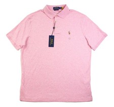 Polo Ralph Lauren Mens Polo Shirt XL Classic Fit Short Sleeve Pink Heather 110