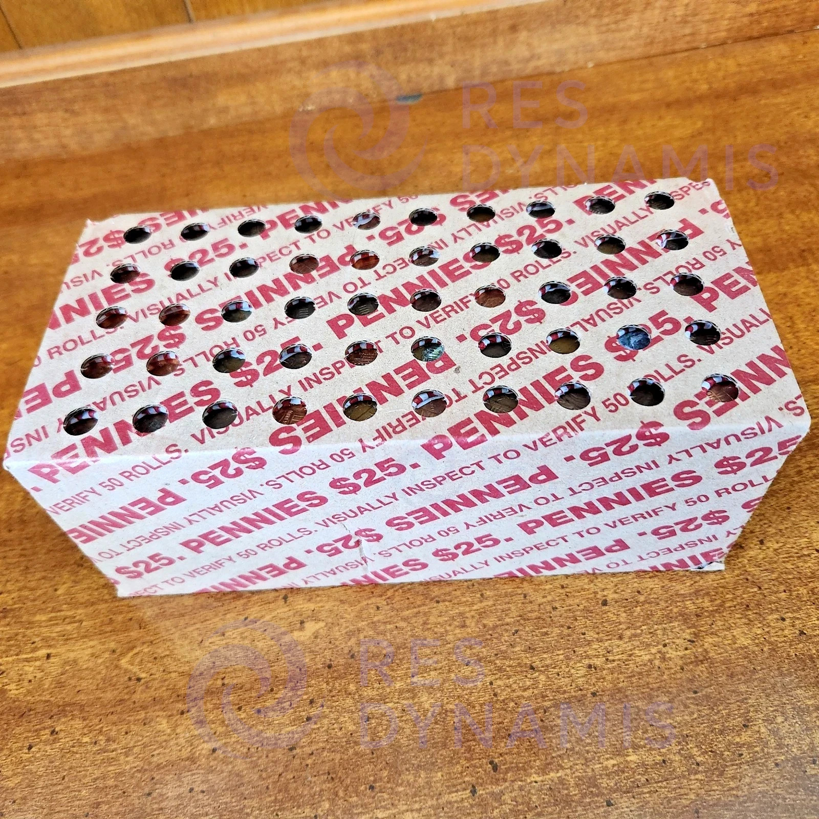 🔥 BANK SEALED Penny Box – 50 Full Rolls (2500 Pennies) UNSEARCHED Bank Find‼️