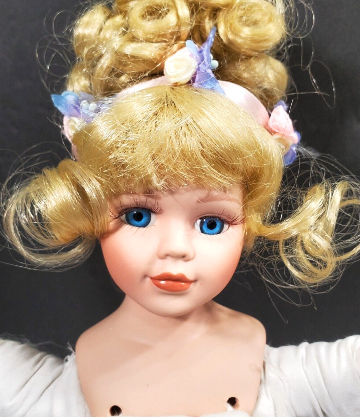 Shoulder Head Fashion Blonde Doll Making 5 inch x 3 inch For 14-16 inch dolls