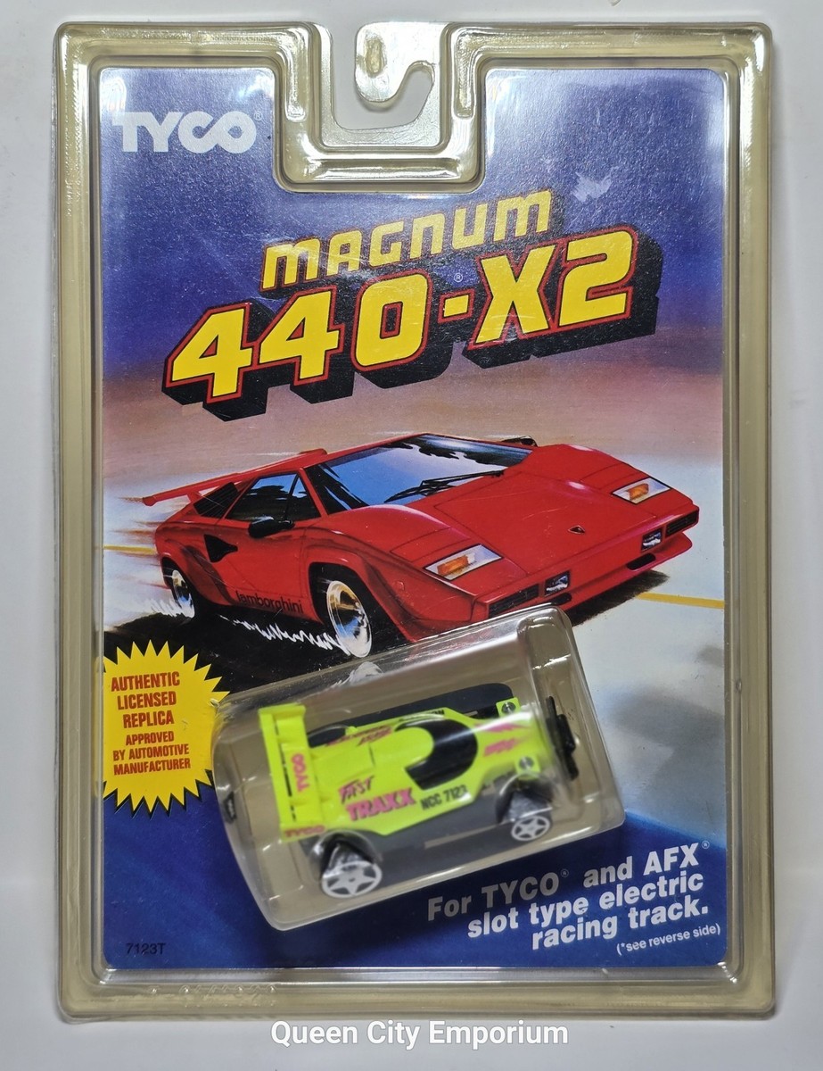 Vintage 1992 Tyco Magnum 440-X2 Fast Traxx No. 7123T HO