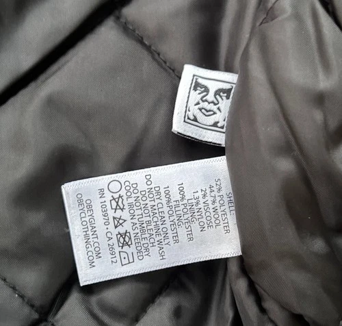 OBEY Shepard Fairey AUTHENTIC 2024 PREMIUM LEAGUE ICON VARSITY BOMBER JACKET NWT image 8