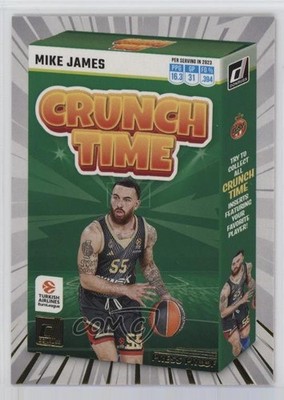 2023-24 Panini Donruss EuroLeague Crunch Time Press Proof Mike James #4 14dq