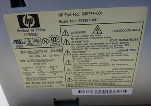 HP PS-5341-4CF 24 Pin  Netzteil 340 W #NT4942
