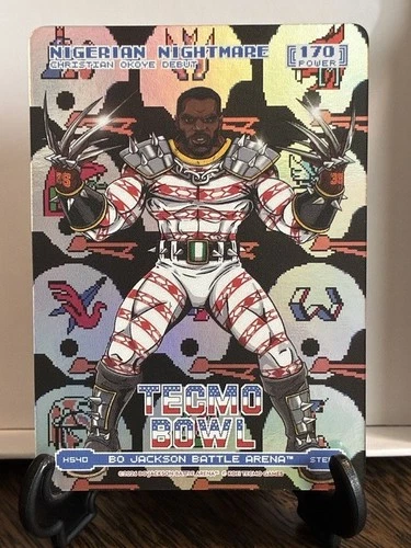 2026 Bo Jackson Battle Arena Tecmo Nigerian Nightmare Helmet Steel Power 170