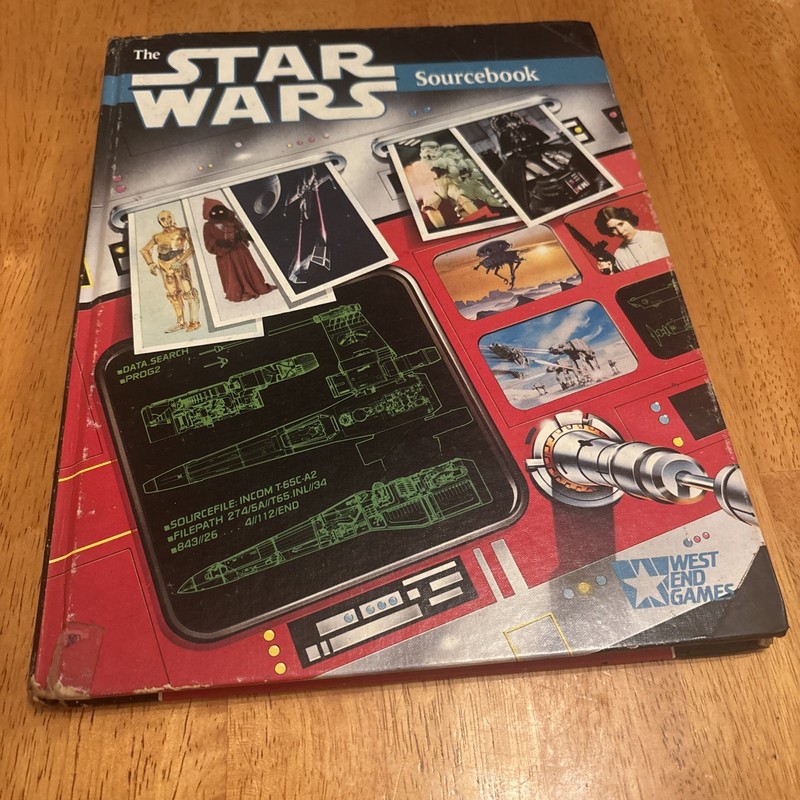 Star Wars RPG Sourcebook West End Games 1st Printing Hardcover 1987 Rare Galaxy