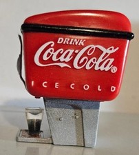 VINTAGE MINI MINIATURE 1995 COCA-COLA SODA FOUNTAIN REFRIGERATOR MAGNET
