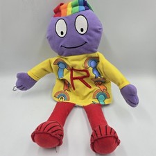 Vintage "The Letter People" "R, Rainbow  Plush Hand Puppet For Learning To Read