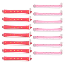  24pcs Plastic Perm Rod - Multi-Color Curling Rod for Women and Girls Cold Perm