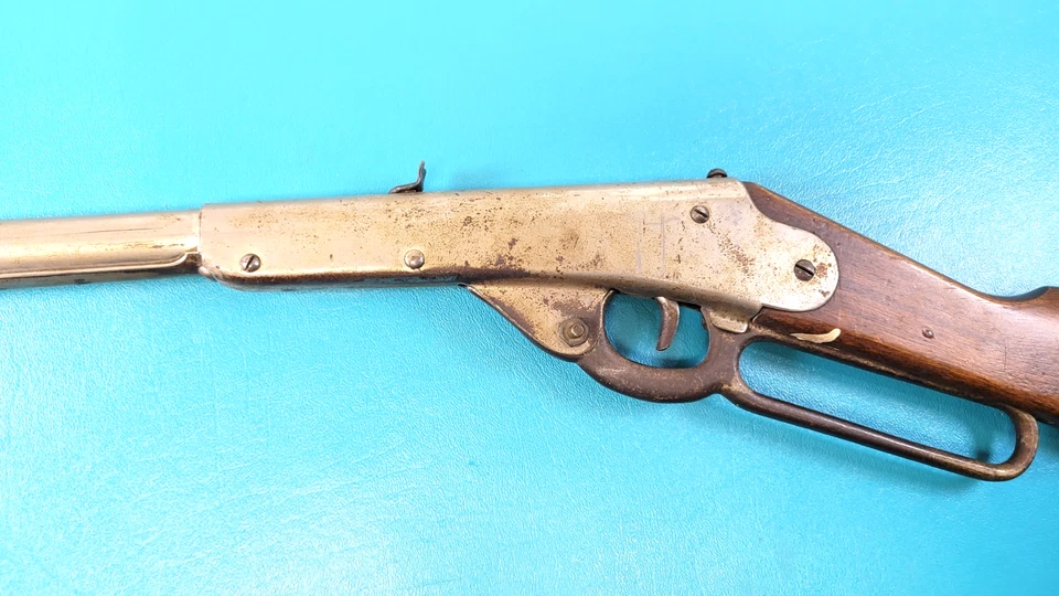 Margarita rara No. Rifle de aire comprimido modelo 3 24 BB .175 1000 disparos níquel c. 1924 TR780 Foto 3 de 4