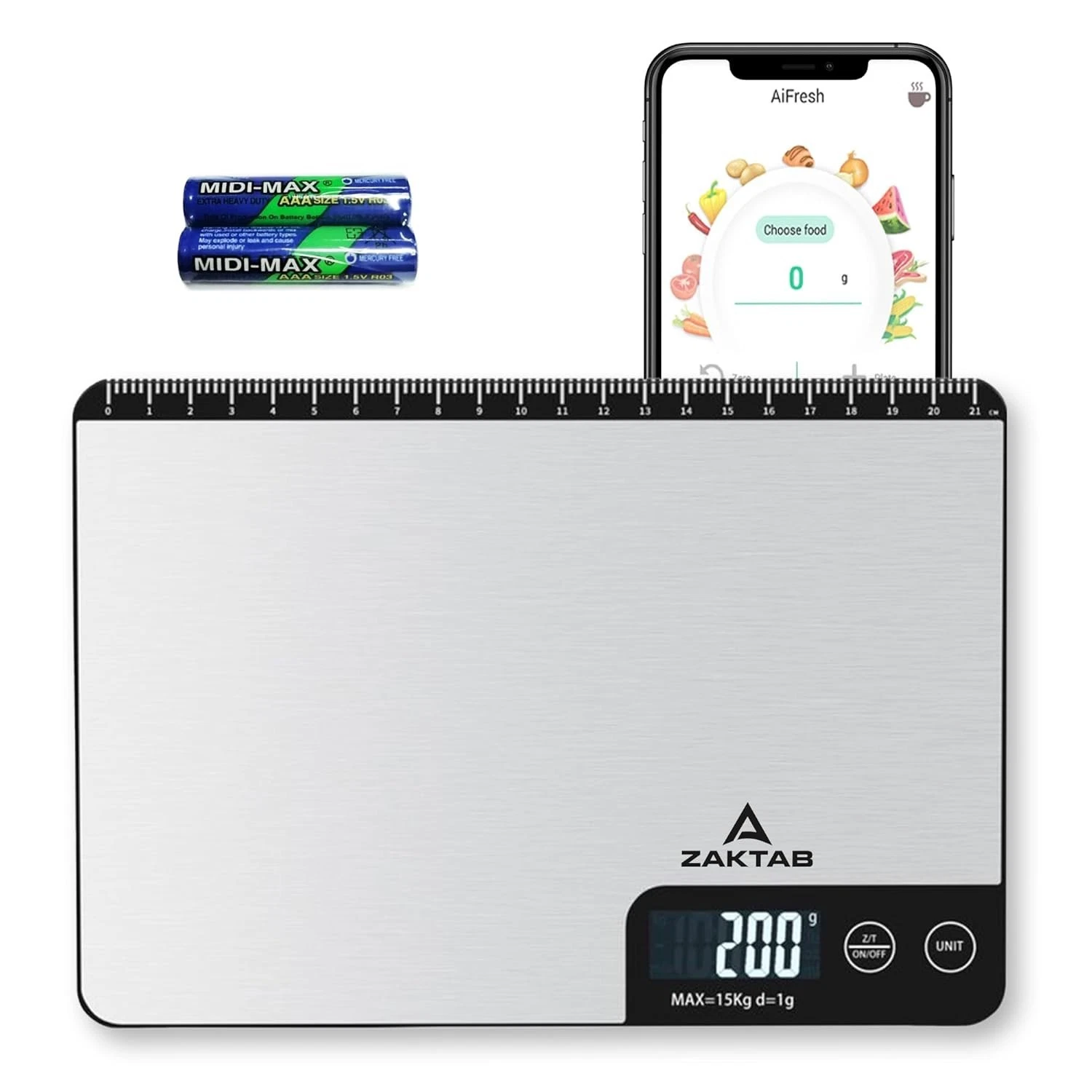 Smart Food Kitchen Scale with Nutritional Calculator, With App 1g/33lb Capacity
Opens in a new windo