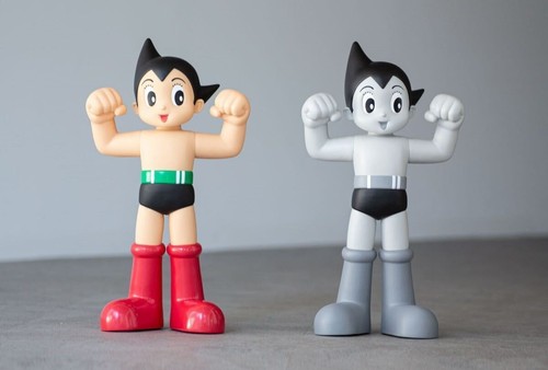 Grande Figurine Astro Boy Secret Base – Vinyle Sofubi GID, 45 Cm, échelle XXL