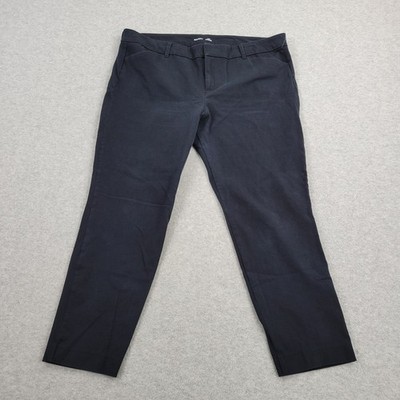 Old Navy Pants Womens 16  Blue Chino Pixie Never-Fade meas 40x26