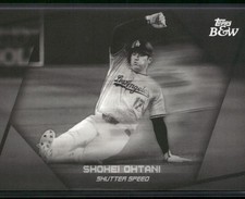 Shohei Ohtani 2024 Topps Black & White #SS6 Shutter Speed Los Angeles Dodgers