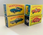 Matchbox Lesney Lot X  4 Repro Empty box