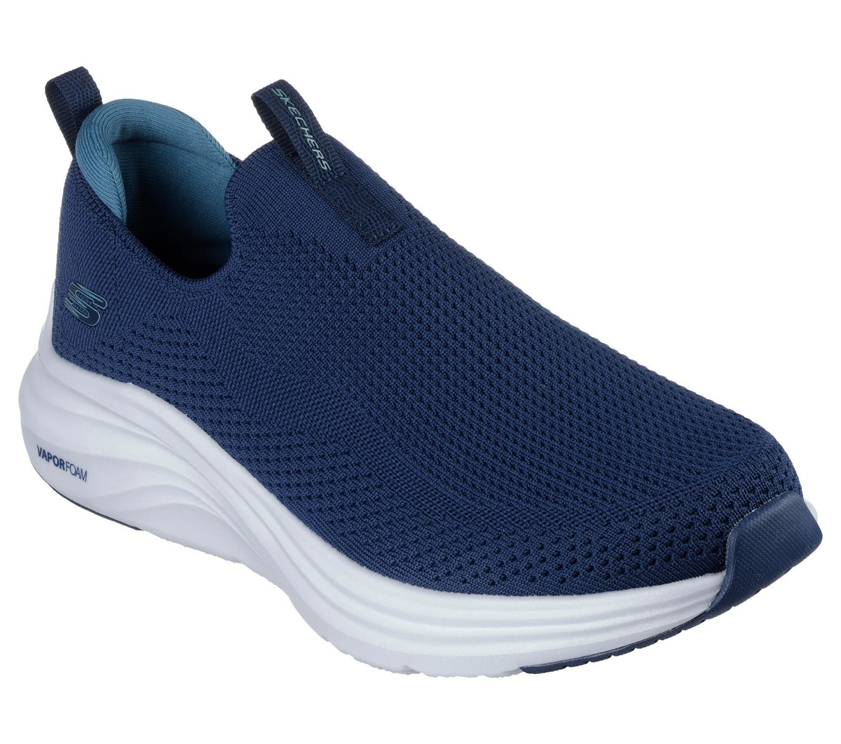 ばぁばです Skechers Shoes Men's Sport Slip On Navy Comfort Casual Vapor