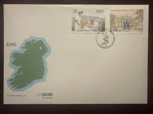 IRELAND FDC COVER 1984 YEAR NURSE HOSPITAL COLLEGE OF SURGEONS HEALTH MEDICINE