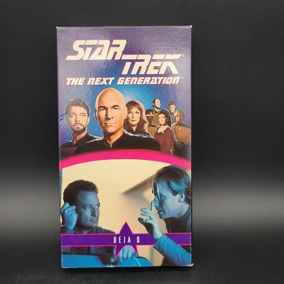 Star Trek The Next Generation VHS - Deja Q Episode 61 - Paramount 1990 Sci-Fi TV