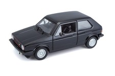 VW Golf 1 GTI 1979 coche modelo a escala 124, puertas para abrir, 19 cm, negro...