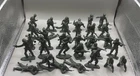Vintage Lido/Marx 60mm U.S. WW- 2 Green Soldiers Lot of 30 #7