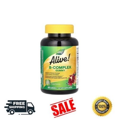 Nature'S Way Alive! B-Complex Gummies Dietary Supplement- 60 ct