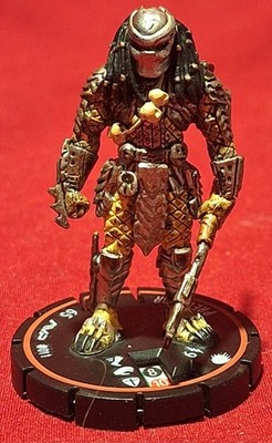 RARE HorrorClix AVP Predator #011 - Veteran Figure Only 2007 Wizkids