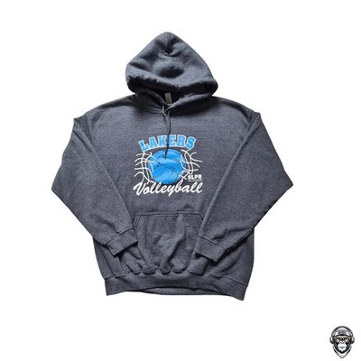 Gildan Heavy Blend Hoodie Lakers Volleyball Grau L Teamsport