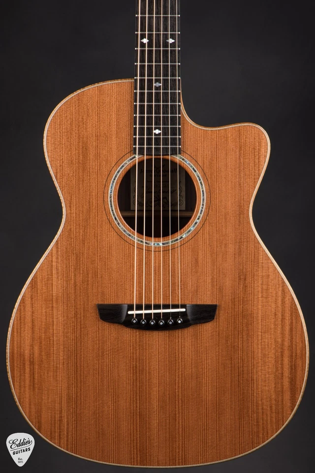 Goodall Grand Concert Cutaway - Master Grade Redwood & Indian Rosewood #7237 - Image 3 of 4