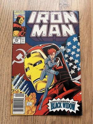 IRON MAN #276 Marvel Comics 1992 VF Newsstand  Vintage Comic Book
