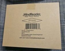 Multifold Paper Towel Dispenser Restroom Wall Mount Plastic Black NEW