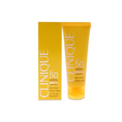 Clinique Face Cream SPF 50 UVA / UVB Protection With Solar Smart - 1.7 Oz / 50mL