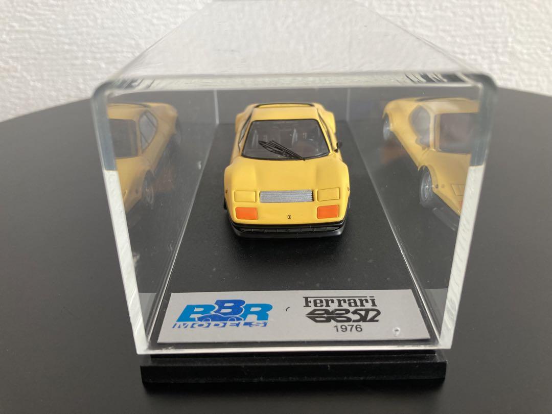 BBR1/43フェラーリ512BB 1976 Yellow/Blackミニカー
